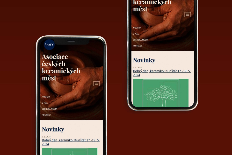 Asociace českých keramických měst webdesign telefon