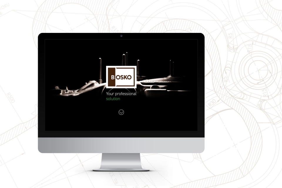 Bosko Modelárna webdesign desktop