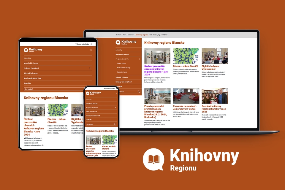 Regionální knihovny web