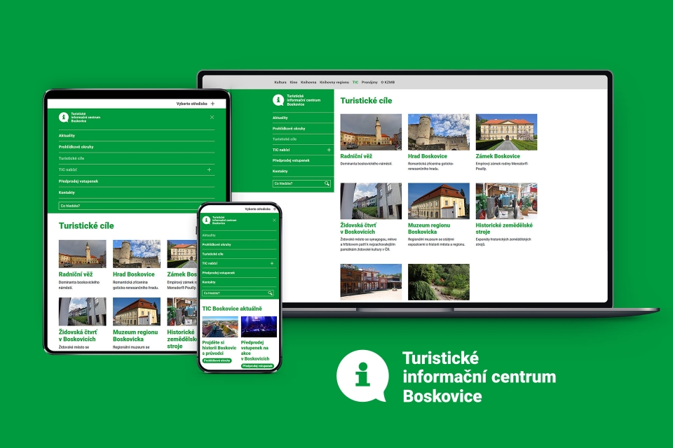 Turistické informační centrum Boskovice web